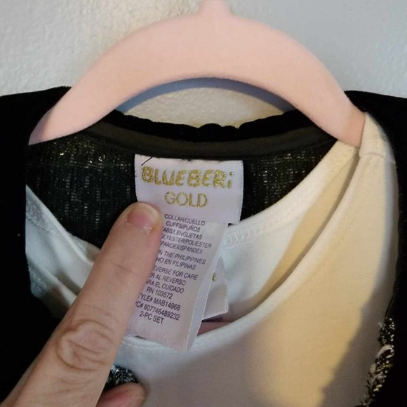 NWOT Blueberi Gold Dress & Matching Jacket Formal Set - Picture 9 of 9